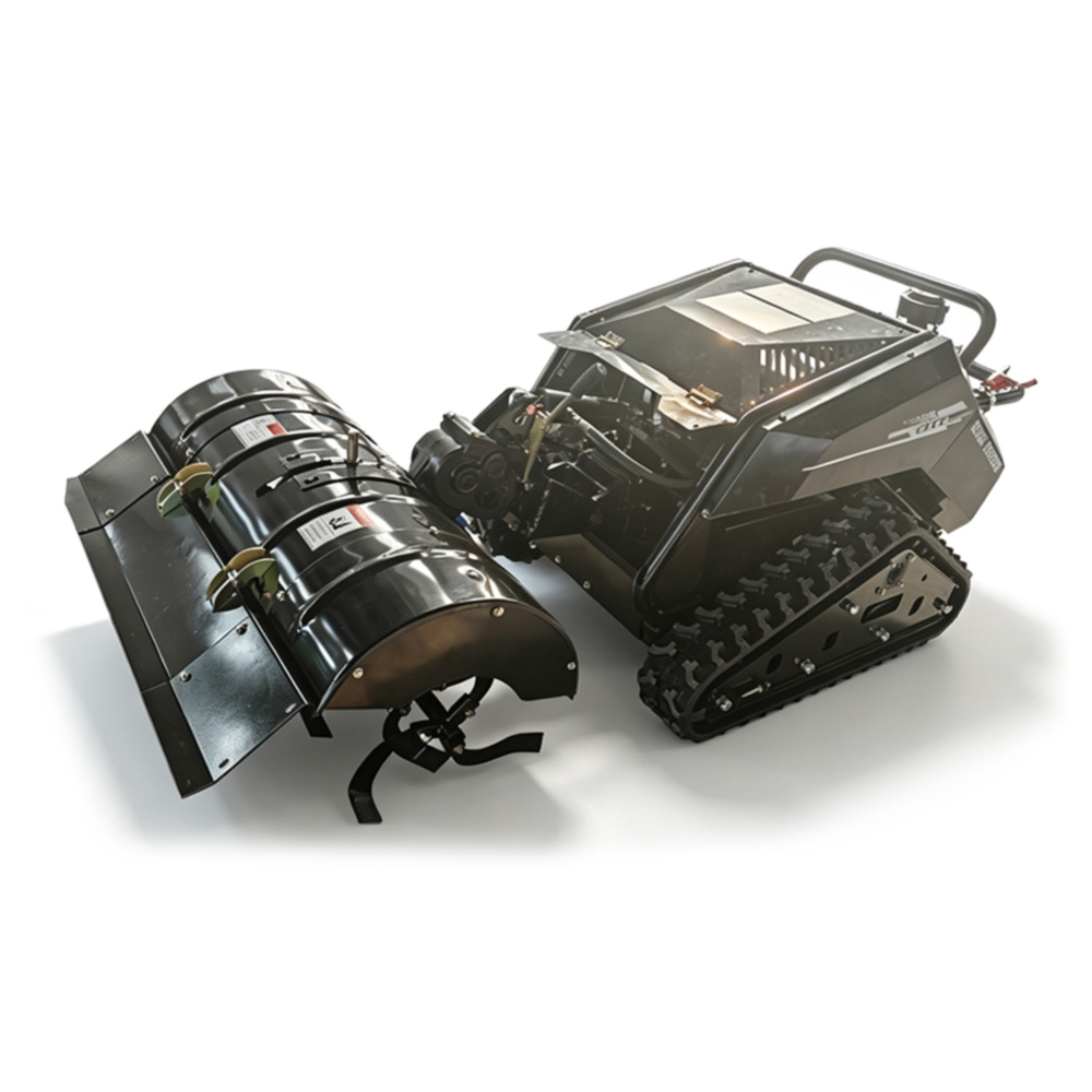 Maideen Intelligent Remote‑Controlled Lawn Mower MDE1102‑70 with Tiller Attachment